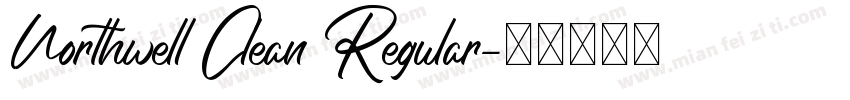 Northwell Clean Regular字体转换